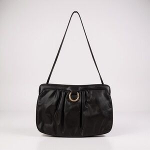 Morris Moskowitz Vintage Brown Leather Shoulder Bag